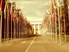 Sede europea delle Nazioni Unite a Ginevra.
