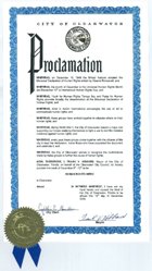 Proclamazione del sindaco di Clearwater